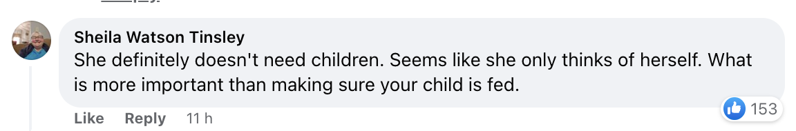 Ein Kommentar zu einem Facebook-Post über Ruby Franke und ihre Tochter. | Quelle: facebook.com/DailyMail