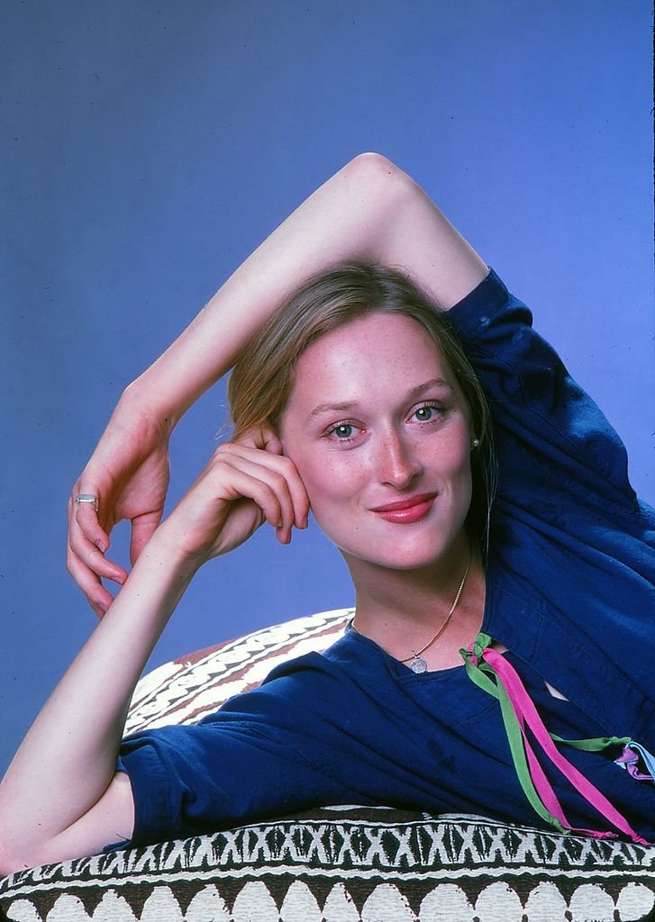 Meryl Streep poses for a photoshoot in August 1976. | Source: Getty Images