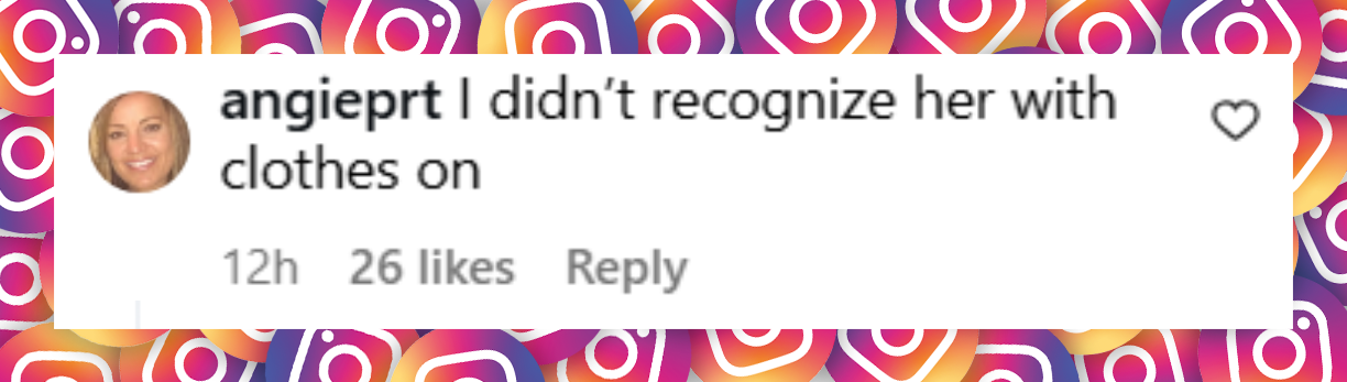 A netizen's comment about Jennifer Lopez's outfit during soundcheck in Abu Dhabi, dated July 29, 2025 | Source: Instagram/jlo