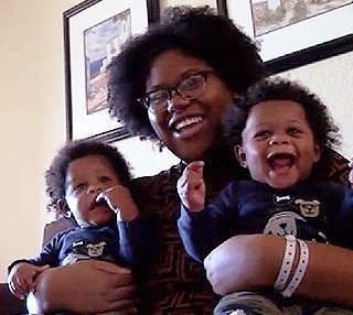 Alexzandria Wolliston with her twin boys Mark and Malakhi/ Source: YouTube/WPTV News | West Palm Beach Florida