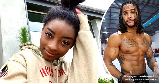 Simone Biles Ex Boyfriend Stacey Shows Off His Ripped Abs And Tattoos See The Sizzling Snaps