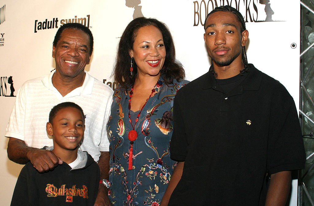 John Witherspoon, Alexander Witherspoon, Angela Witherspoon and John David Witherspoon at "The Boondocks" Los Angeles Series Launch Party on November 01, 2005. | Photo: Getty Images