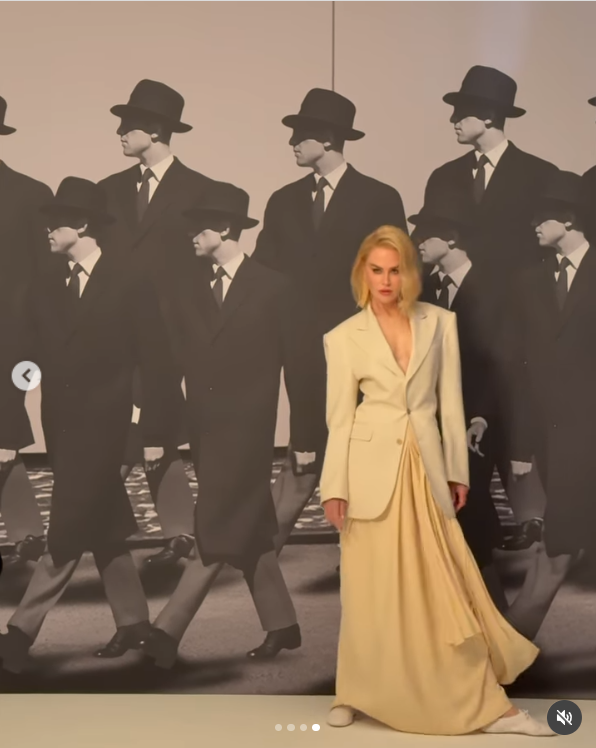 Nicole Kidman poses for Vogue in a post dated October 8, 2025. | Source: Instagram/voguemagazine