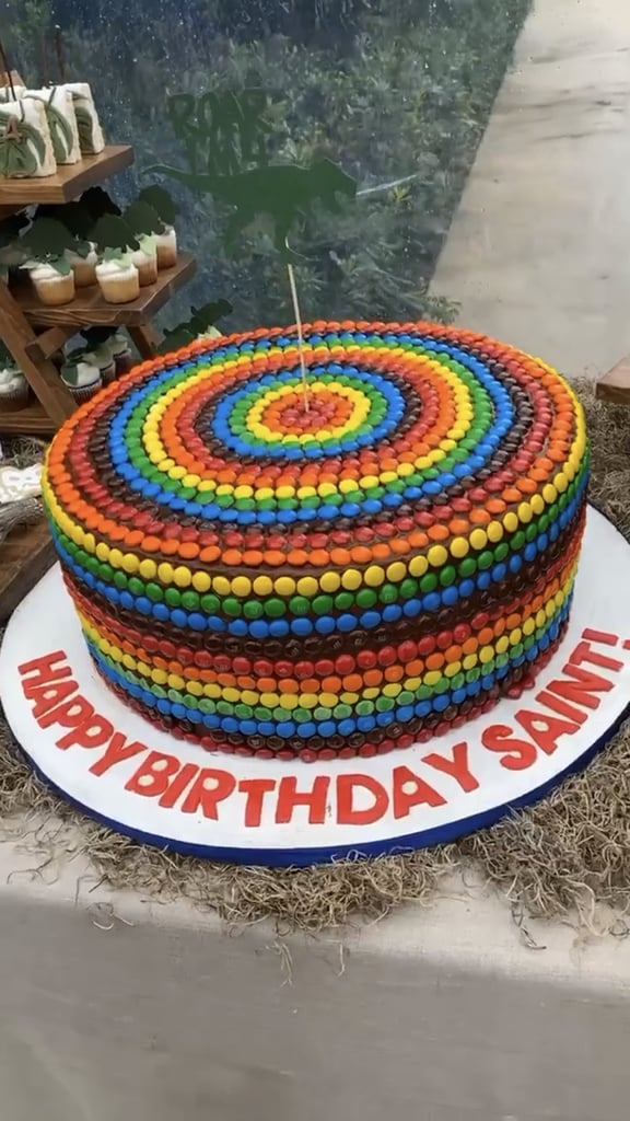 Saint West's birthday cake/ Source: Instagram/Kim Kardashian/Stories