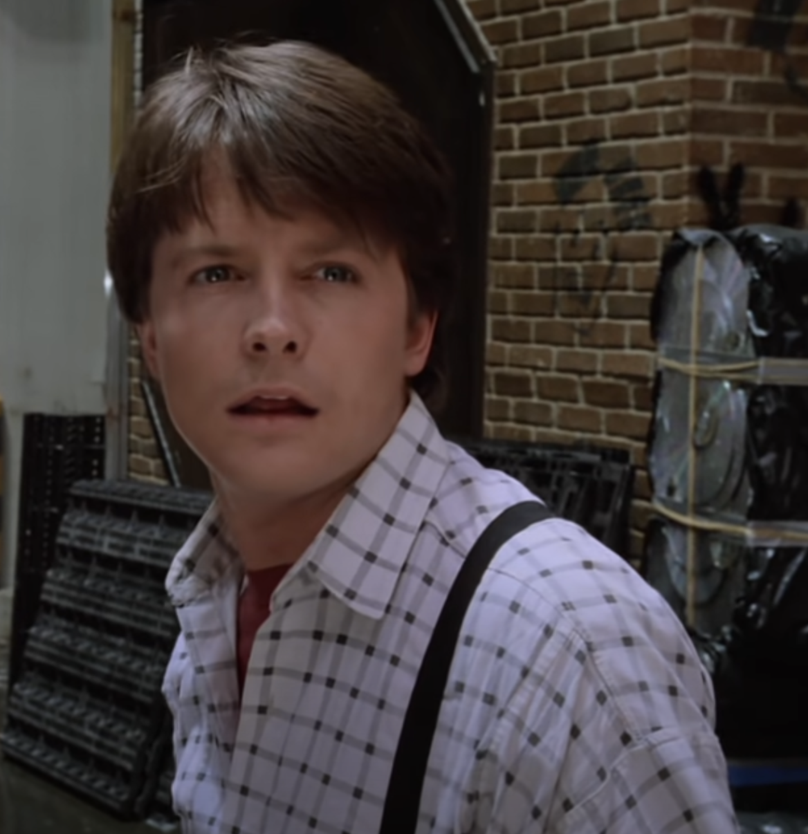 Michael J. Fox as Marty McFly in "Back to the Future Part II" | Source: YouTube/UniversalPicturesAll-Access