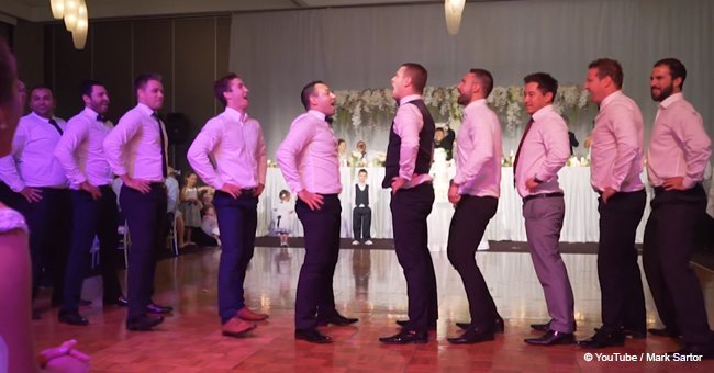 Groom secretly practices dance for months to amaze beautiful bride on wedding day