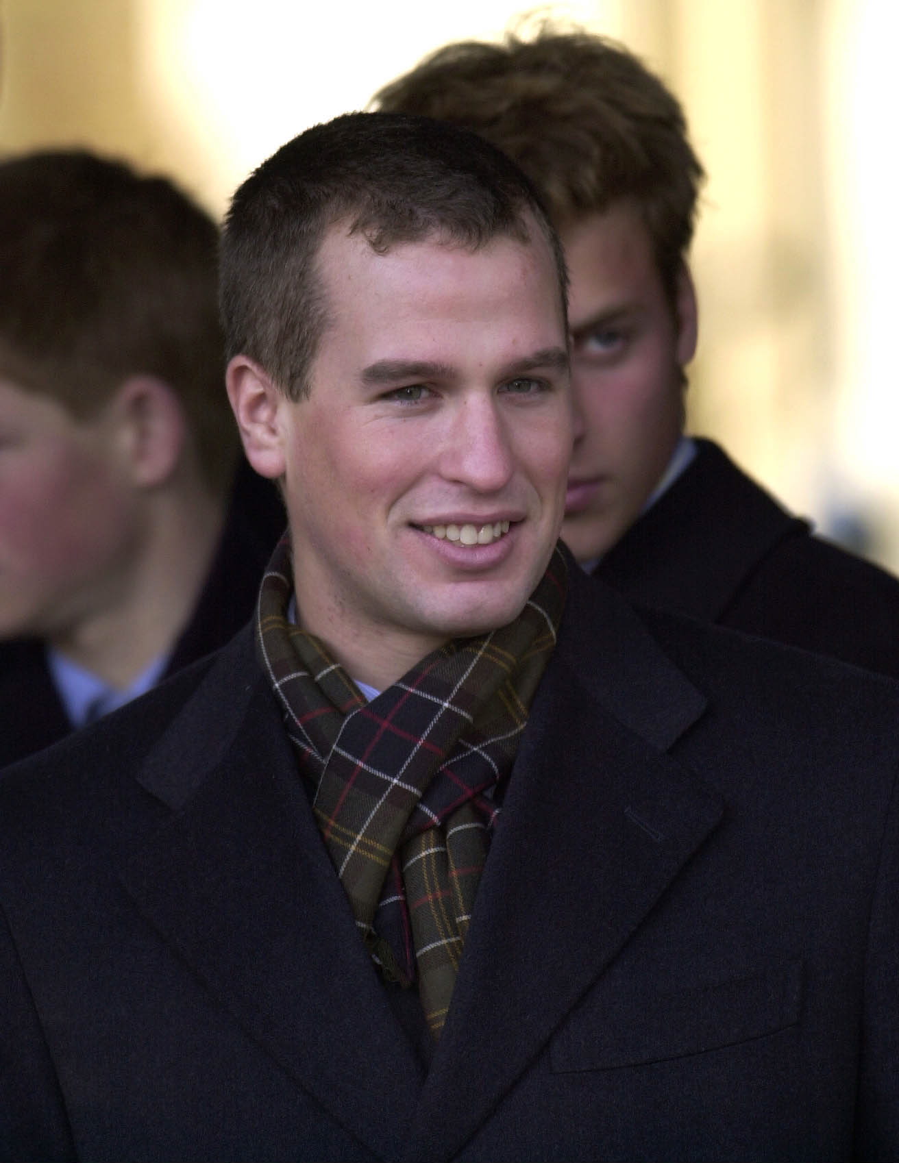 Peter Phillips attending church on Christmas Day at Sandringham In Norfolk, December 25, 2000 | Source: Getty Images