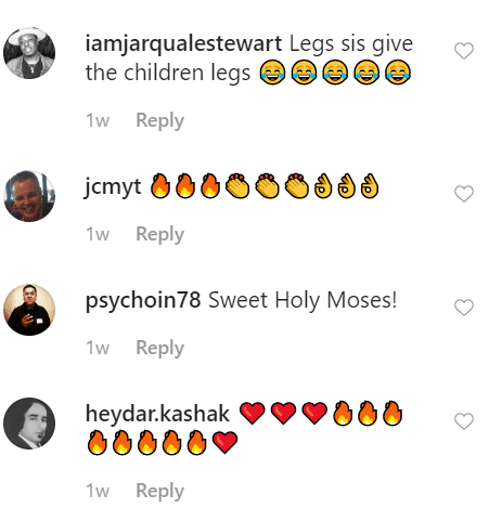 More fan comments on Riley's post | Instagram: @rileykeough