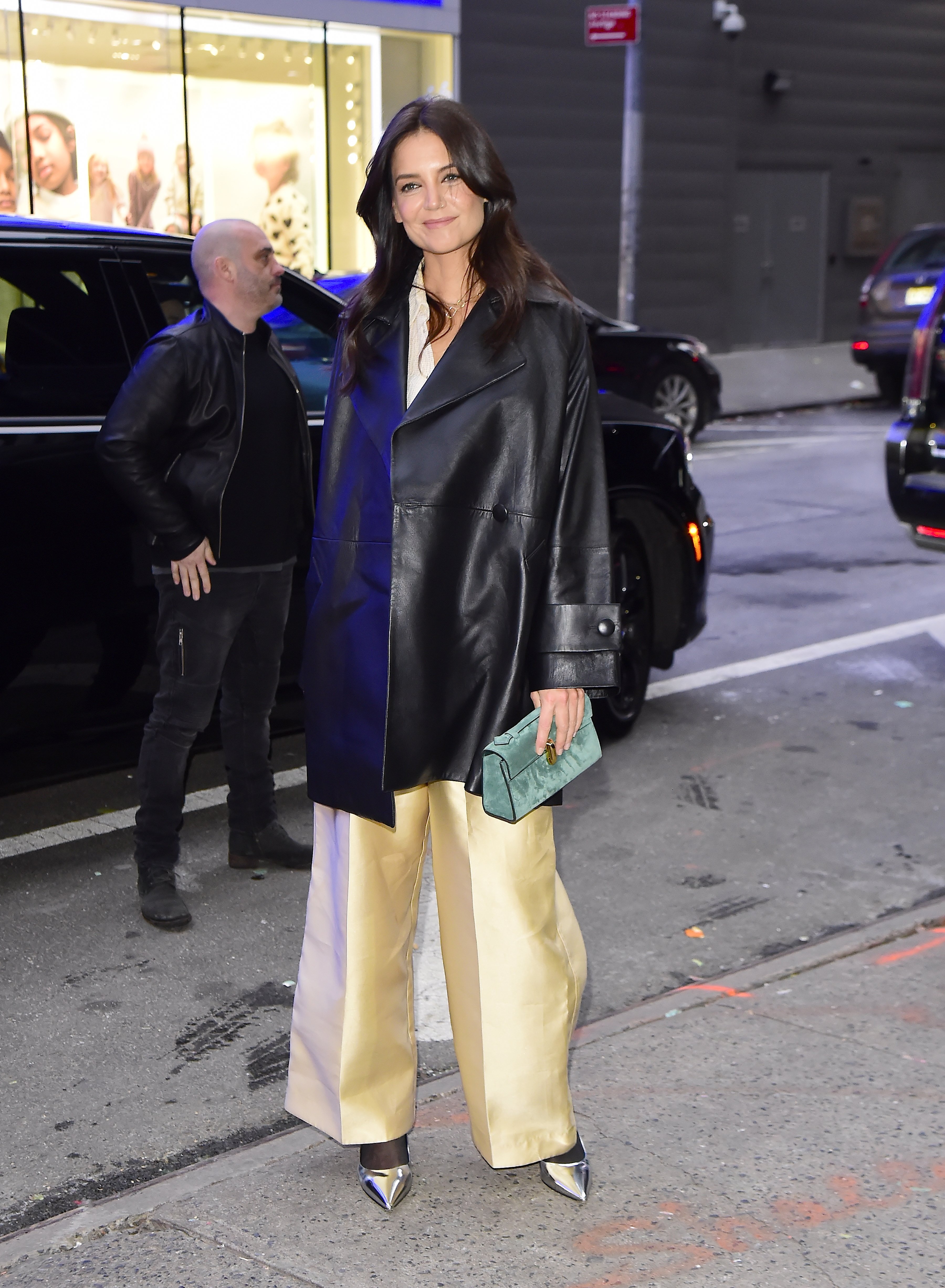 Katie Holmes vor "Good Morning America" am 11. Januar 2023 in New York City | Quelle: Getty Images