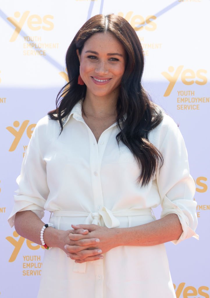 Meghan Markle at theTembisa township in Johannesburg, South Africa on October 2, 2019. | Photo: Getty Images