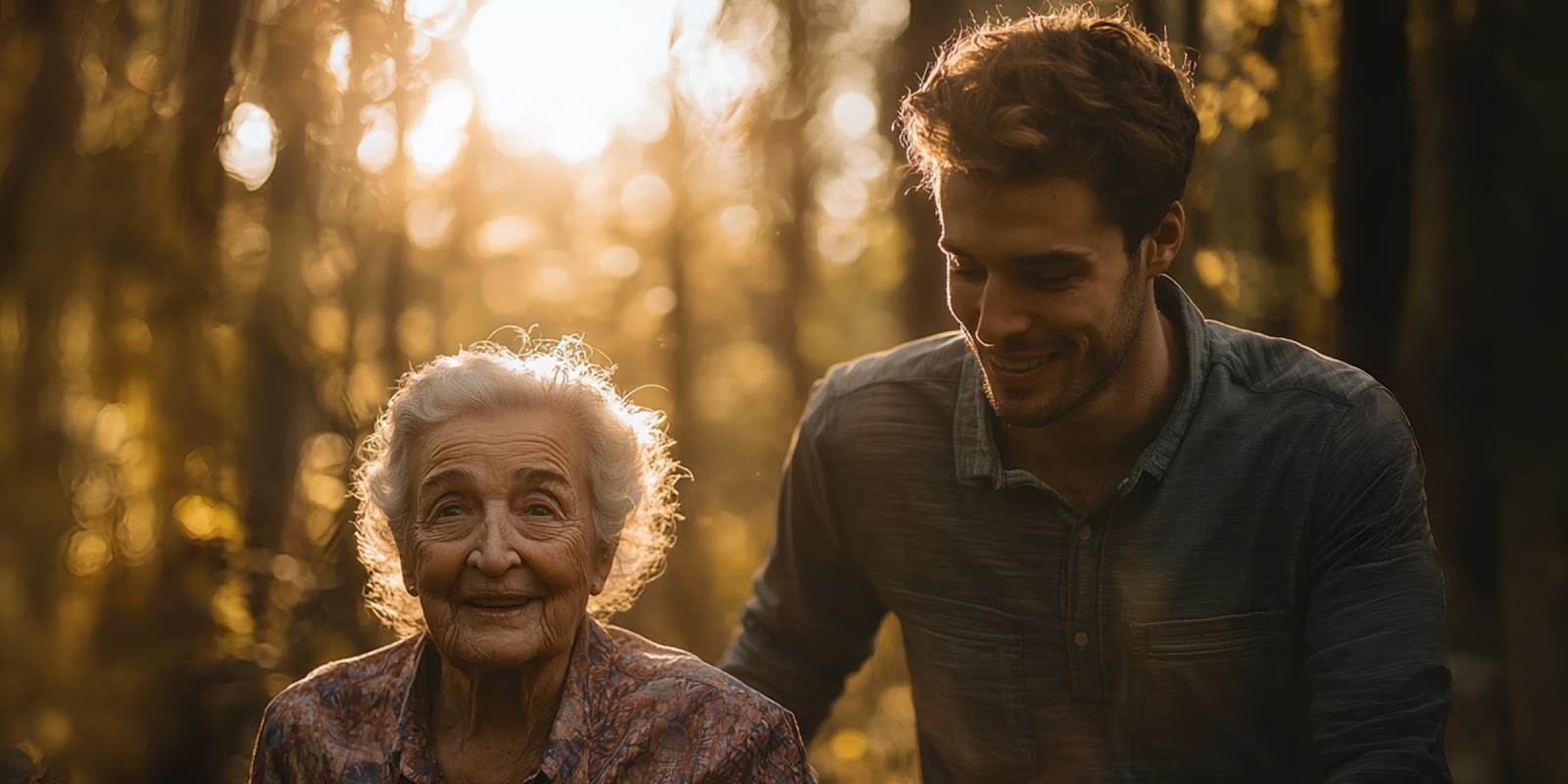 Grandmother with her grandson | Source: Midjourney