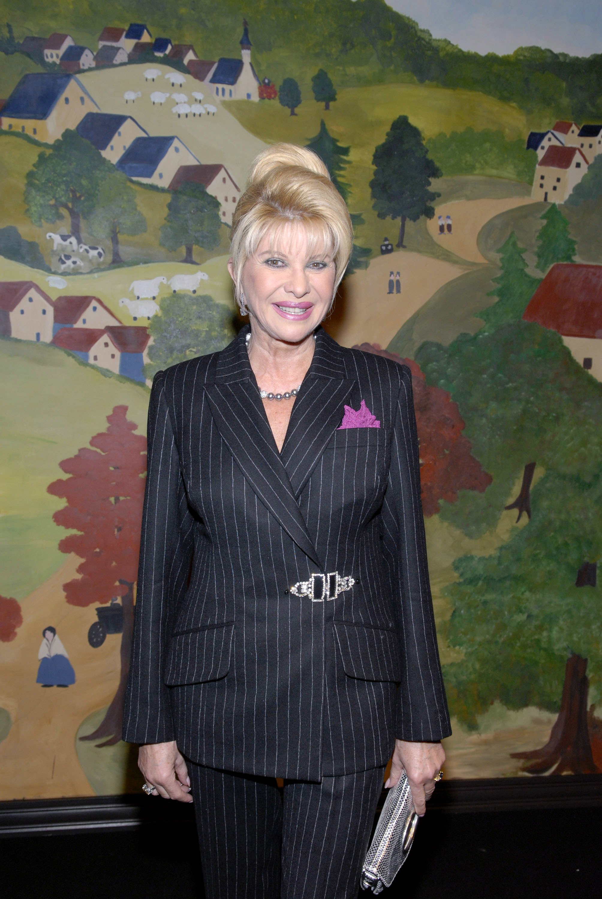 Businesswoman Ivana Trump during Opening Night of the 2007 Winter Antiques Show at The Armory on January 18, 2007 in New York City, New York.┃Source: Getty Images