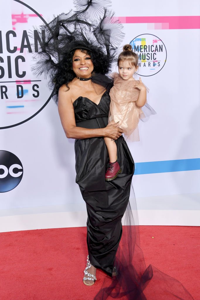 Diana Ross and Jagger Snow Ross on the American Music Awards Red Carpet, 2017 | Source: Getty Images