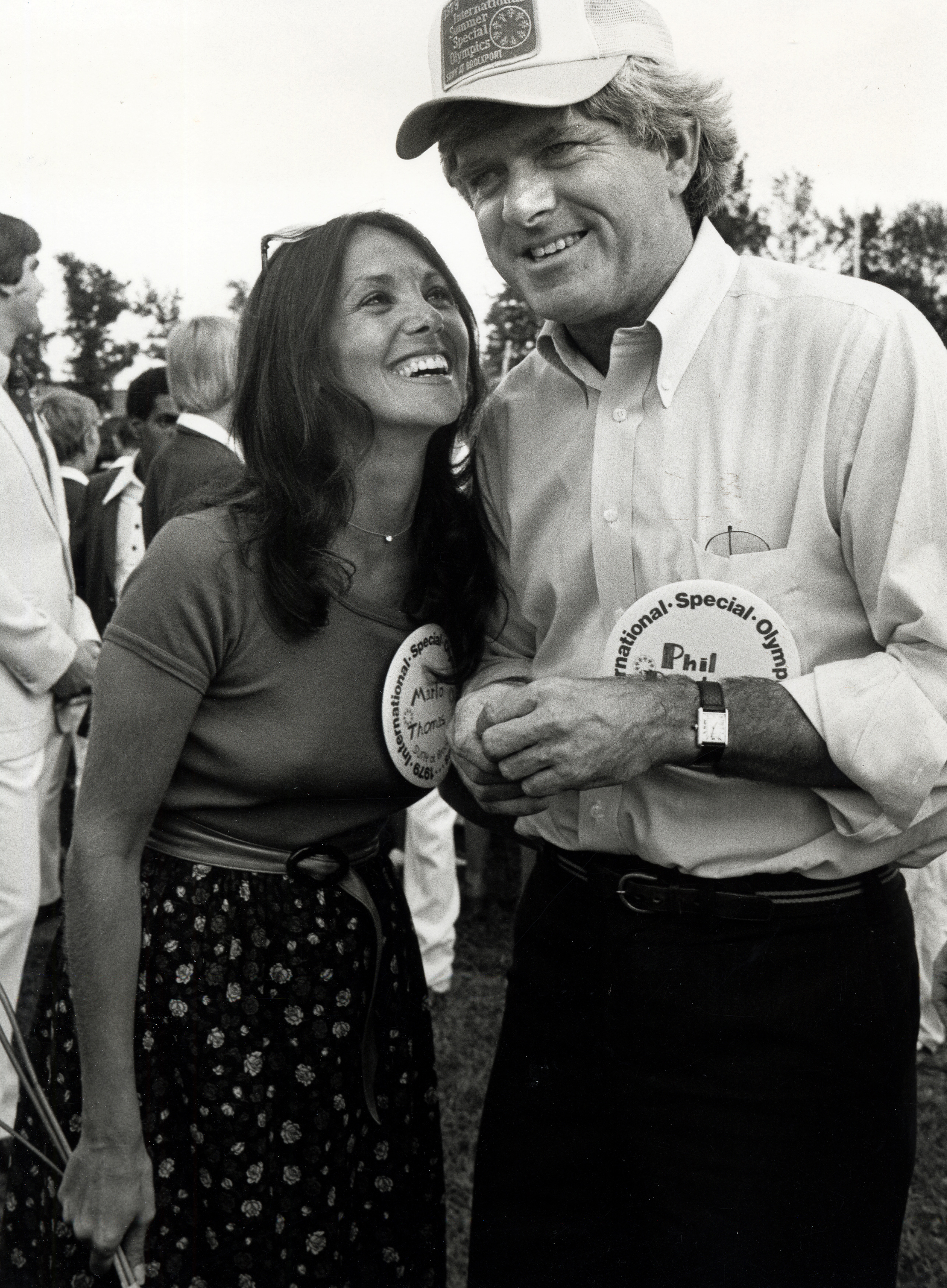 Marlo Thomas and Phil Donahue in Brockport, New York in 1979 | Source: Getty Images