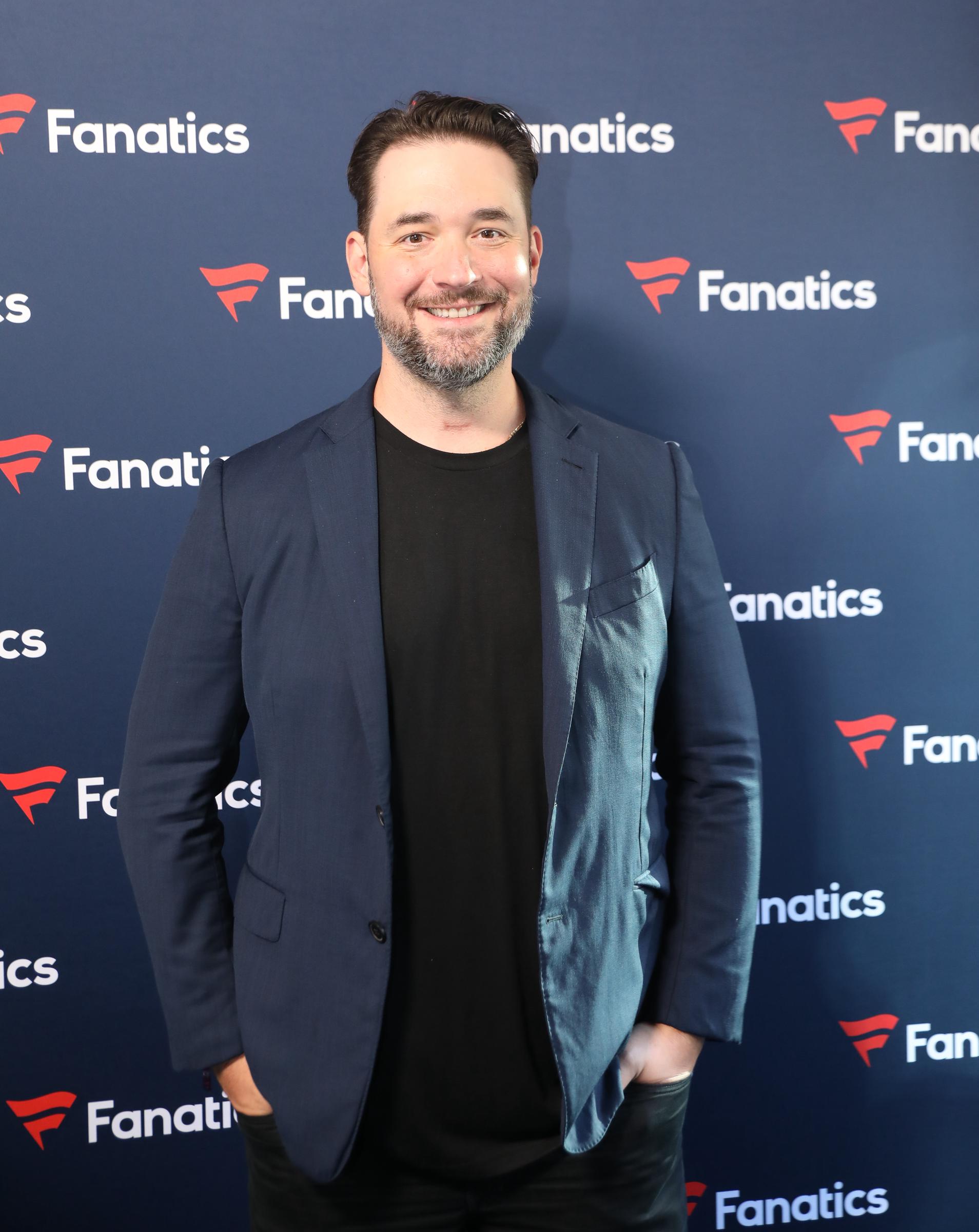 Alexis Ohanian at the 2025 Fanatics Super Bowl Party on February 8 | Source: Getty Images