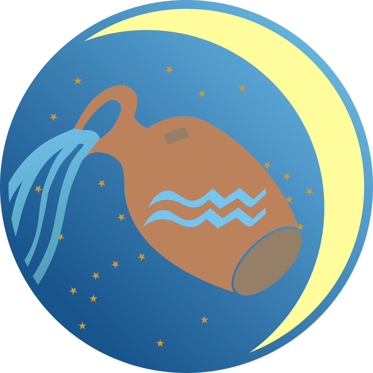 A depiction of the Aquarius star sign | Photo: Pixabay/13smok