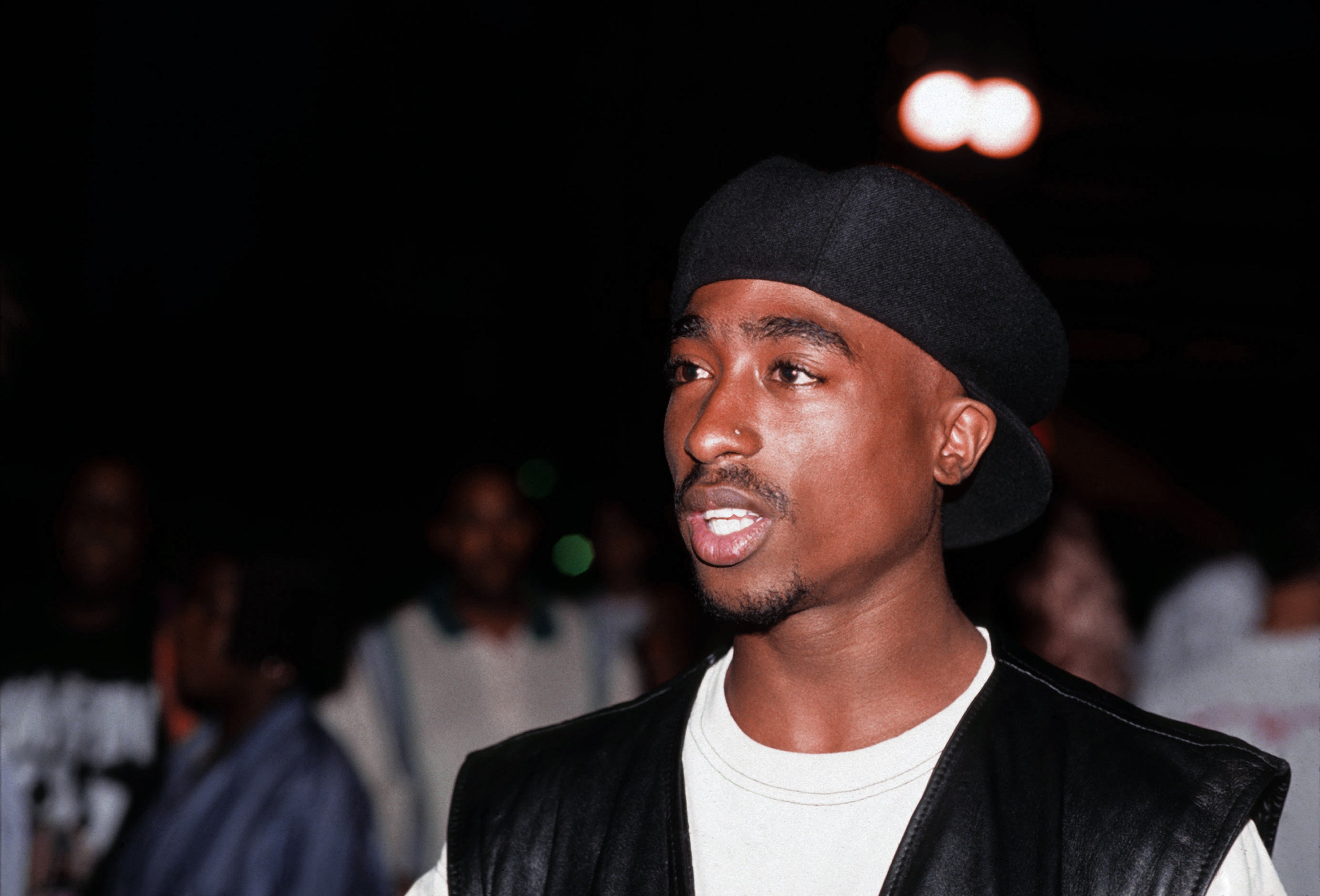 Tupac Shakur poses for a portrait at Club Amazon on July 23, 1993, in New York | Source: Getty Images