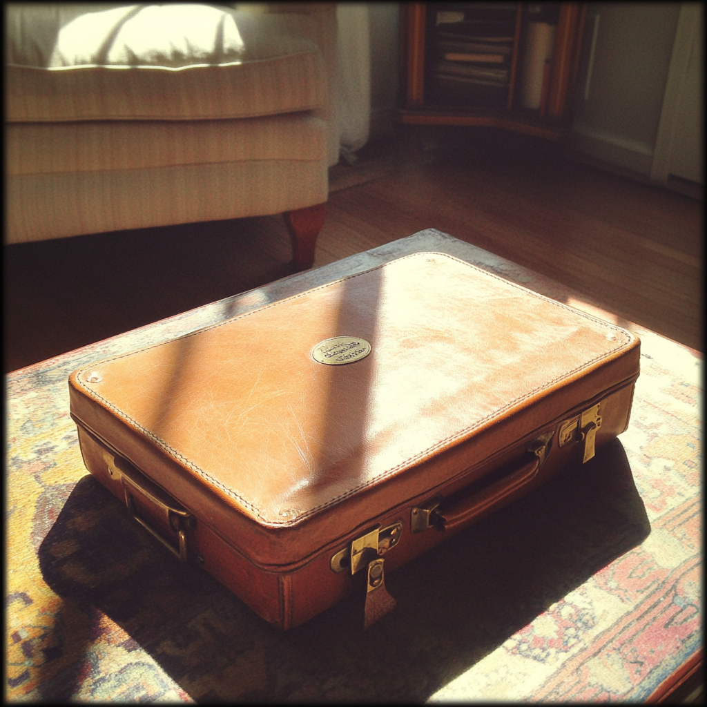 A briefcase on a table | Source: Midjourney