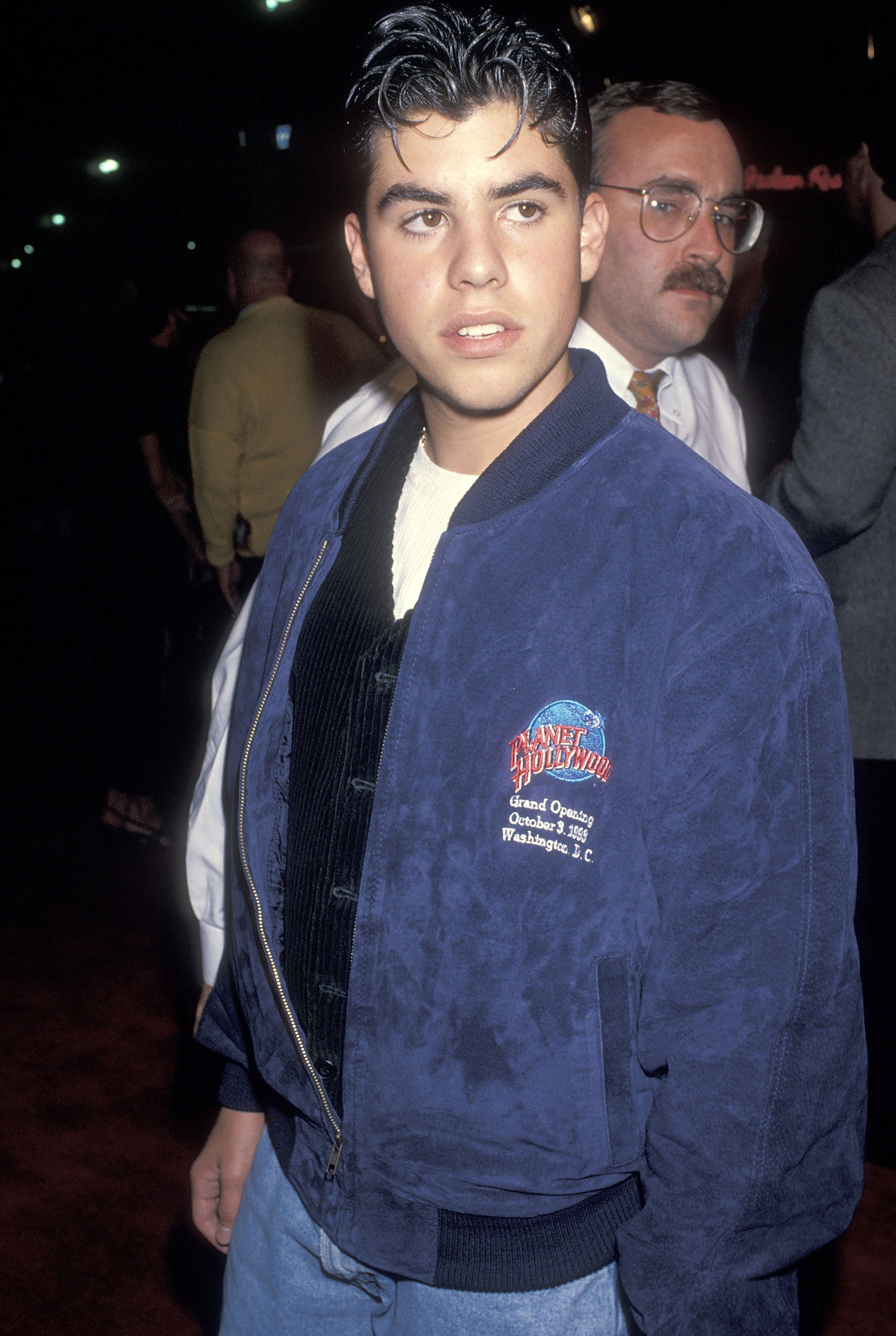 Sage Stallone at the "Demolition Man" Westwood Premiere in Los Angeles in 1993 | Source: Getty Images