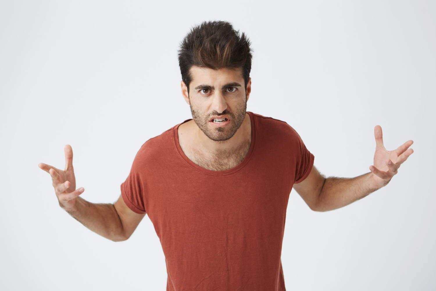 A furious man | Source: Freepik