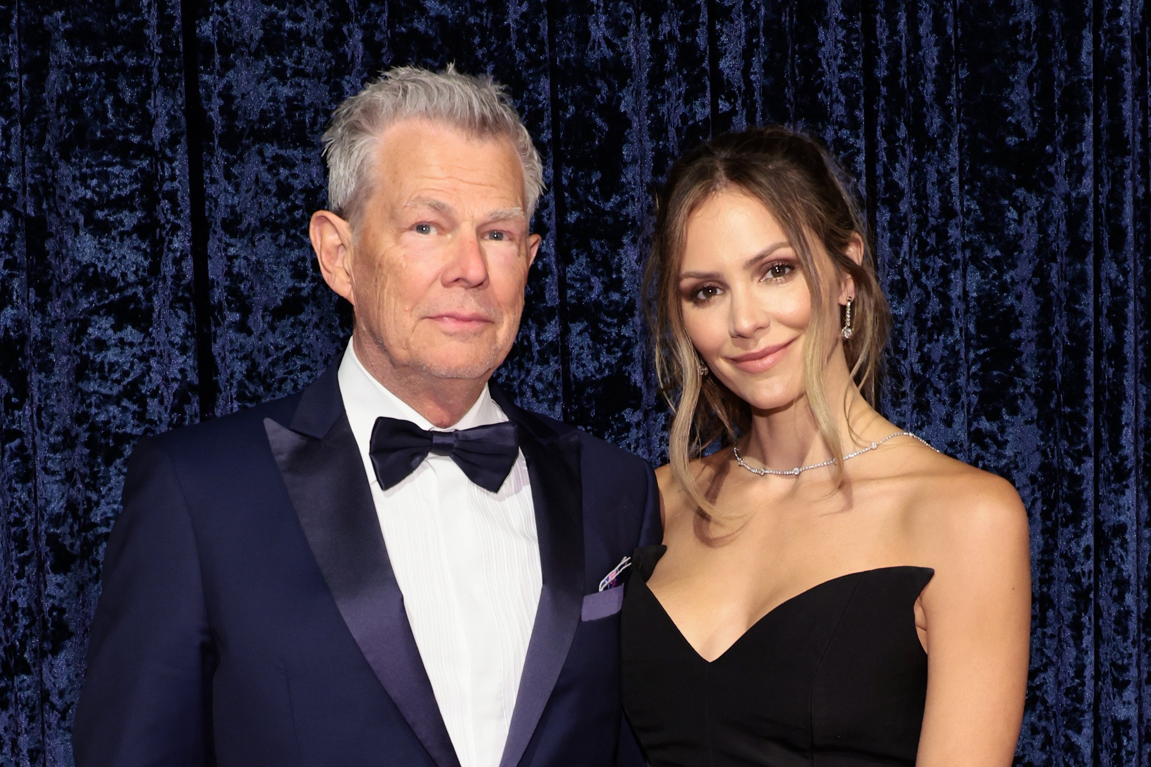 Musician David Foster and actress Katharine McPhee attend the Clive Davis 90th Birthday Celebration at Casa Cipriani on April 6, 2022 in New York City ┃Source: Getty Images