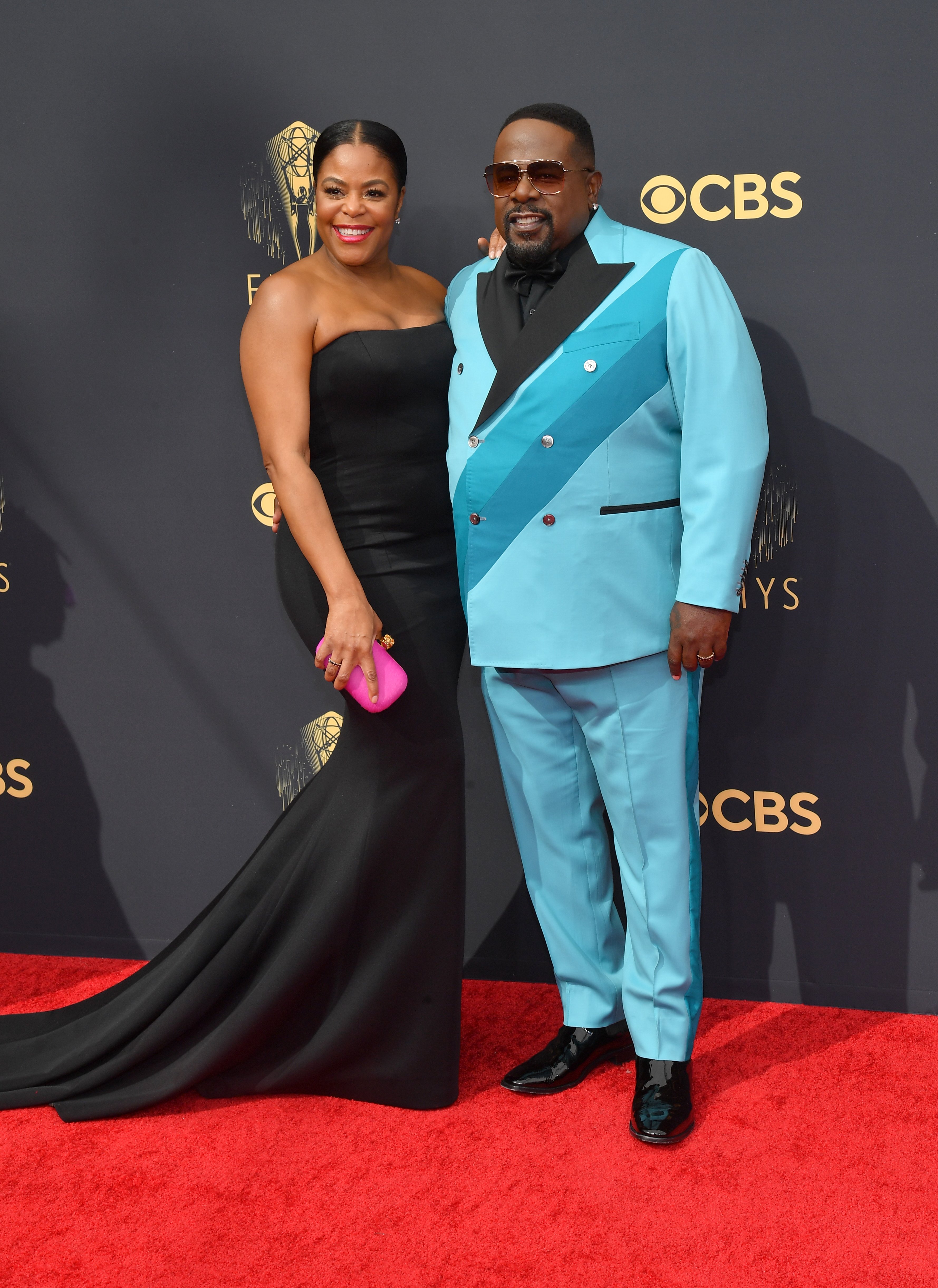 Lorna Wells and Cedric the Entertainer at the Primetime Emmy Awards in Los Angeles, California, on September 19, 2021. | Source: Getty Images