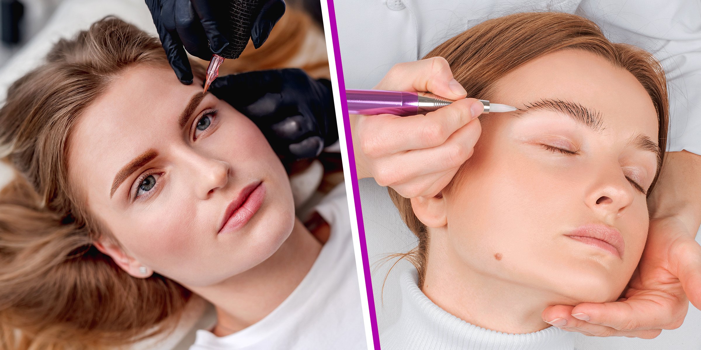 Woman getting ombré shading | Woman getting microblading | Source: Shutterstock