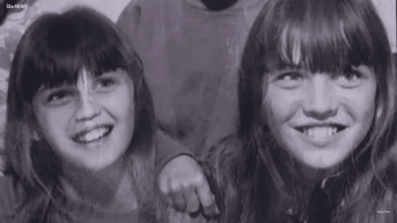 Pictures of Margaret Shimkus daughters when they were teenagers. | Photo: Youtube.com/ITV News