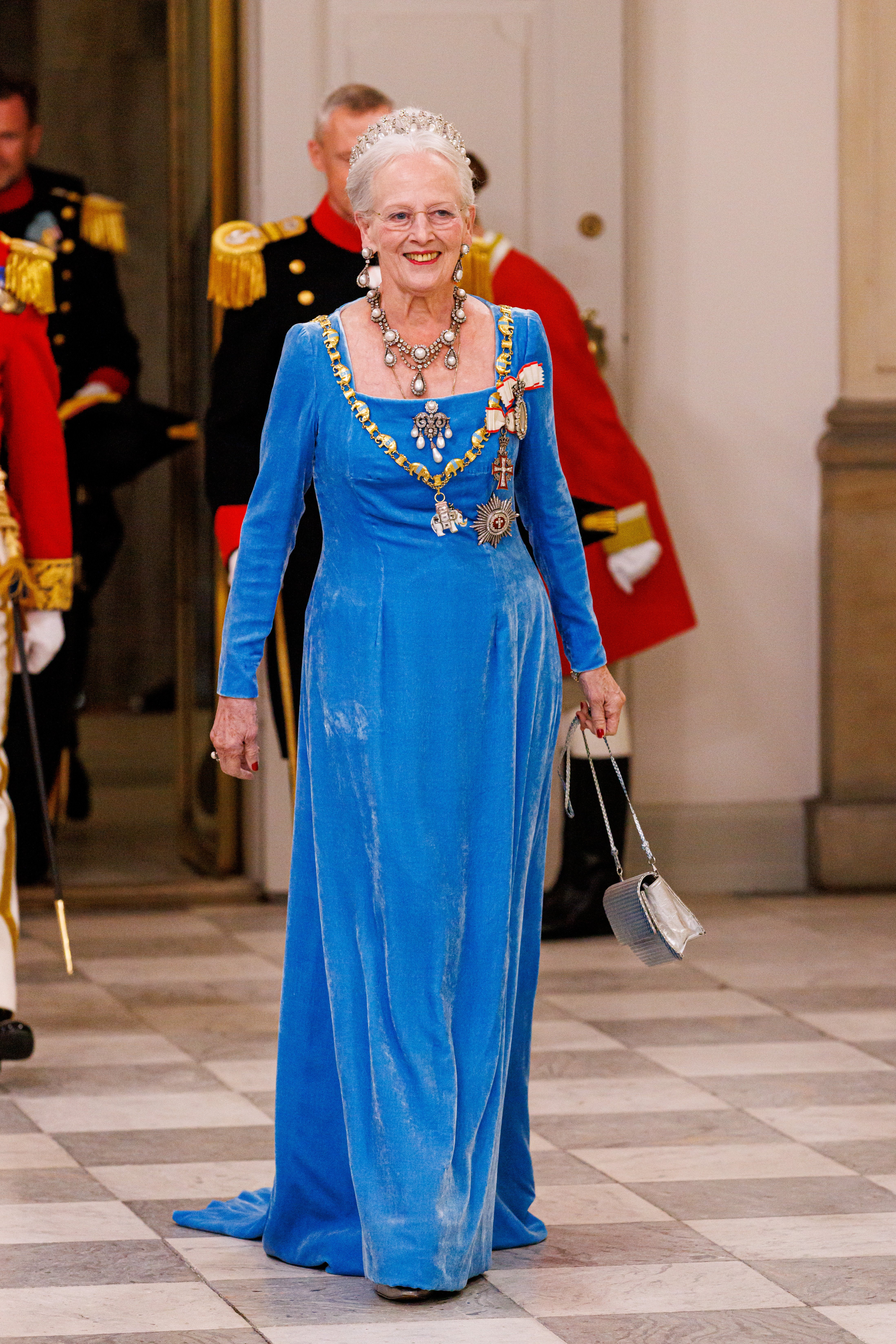 Queen Margrethe of Denmark at Christiansborg palace for the gala dinner during the 50th anniversary of Her Queen Margrethe II of Denmark's accession to the throne on September 10, 2022, in Copenhagen, Denmark. | Source: Getty Images
