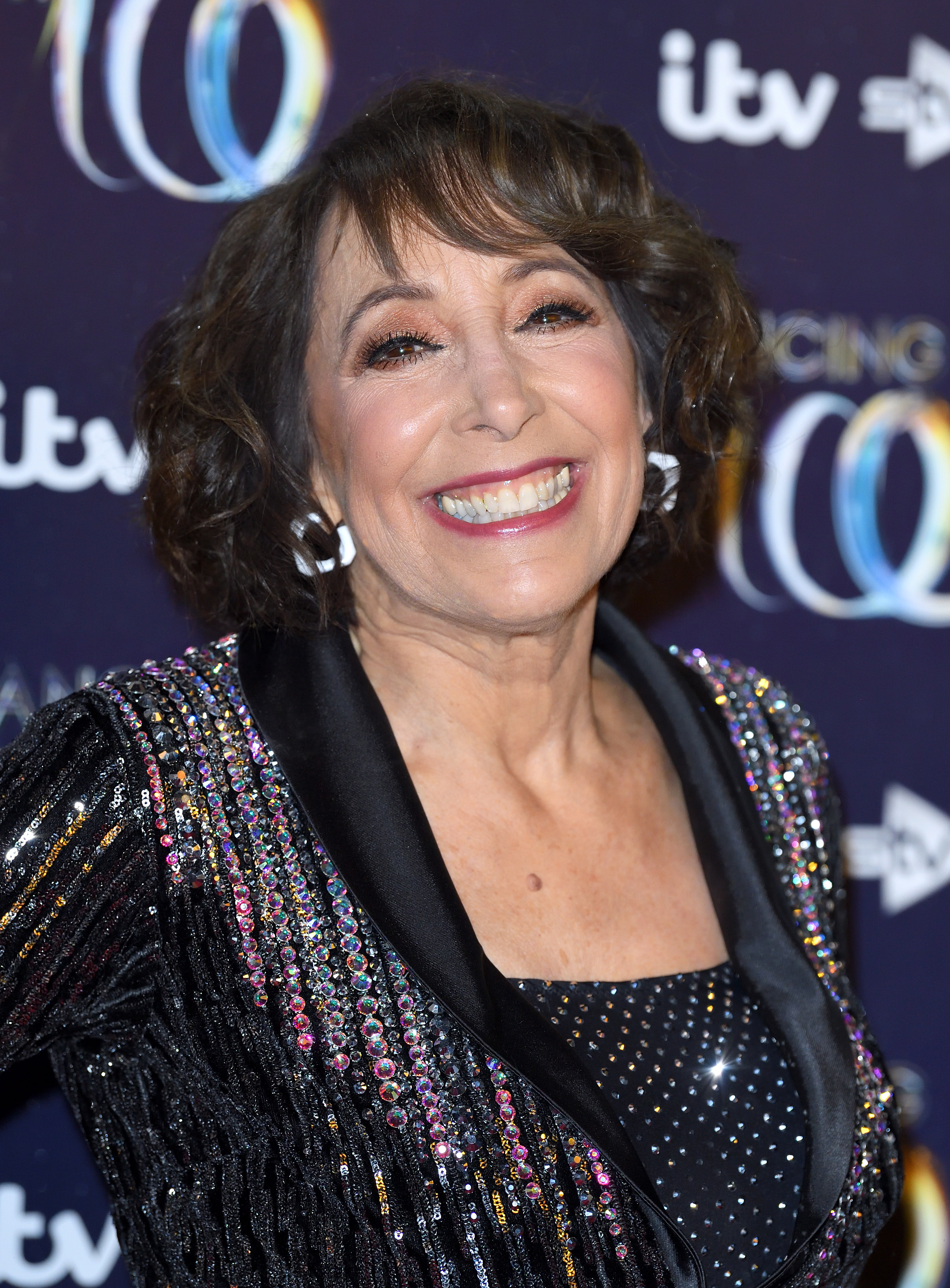 Didi Conn attends a photocall for "Dancing on Ice" at the Natural History Museum Ice Rink on December 18, 2018 in London, England. | Source: Getty Images