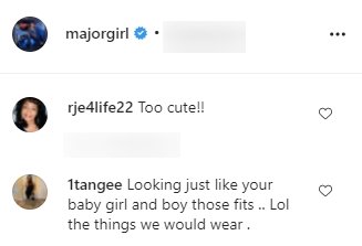 A fan's comment under Tiny Harris' throwback photo. | Photo: Instagram/@majorgirl