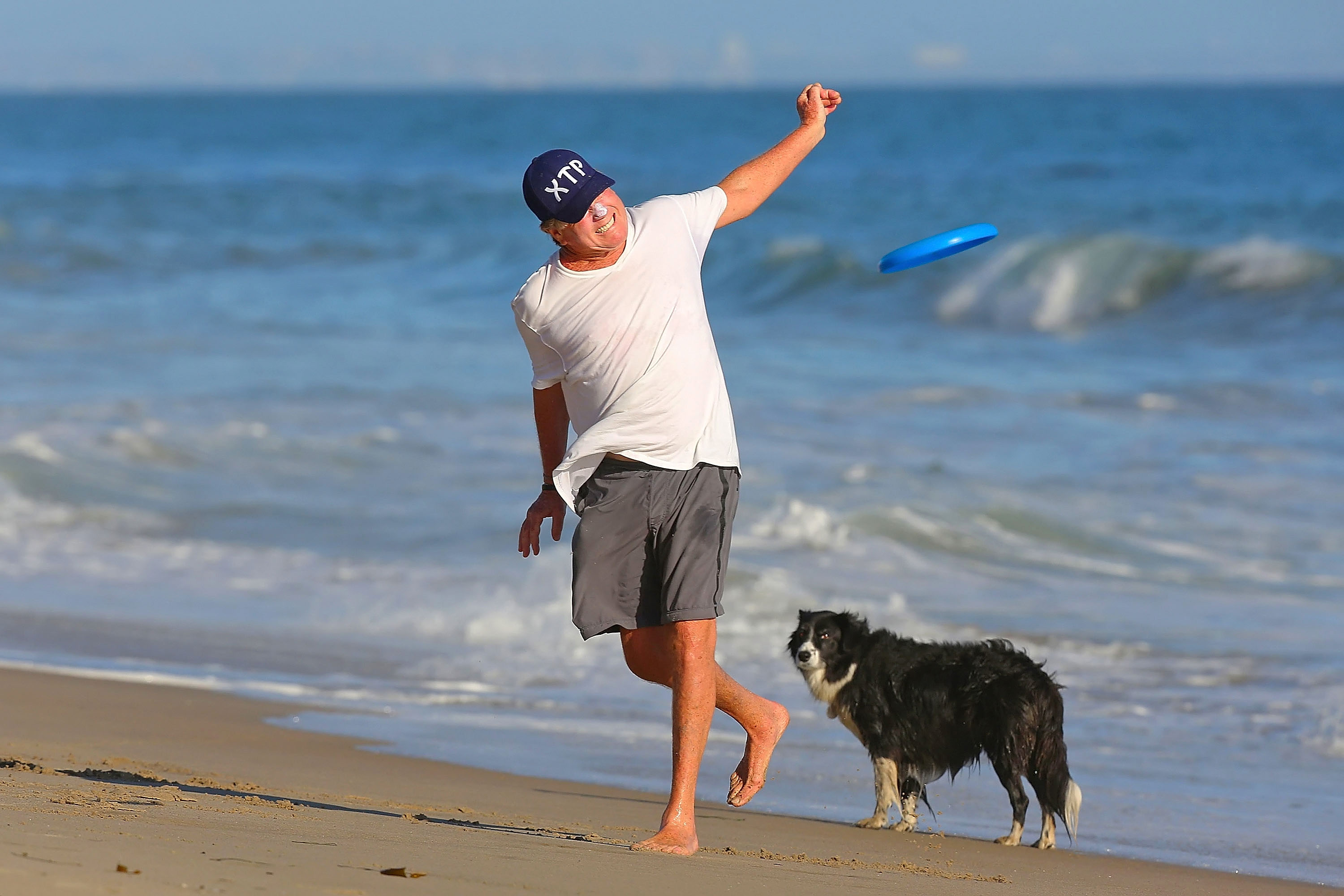Ryan O'Neal seen at a beach in Malibu in Los Angeles, California on September 03, 2012 | Source: Getty Images