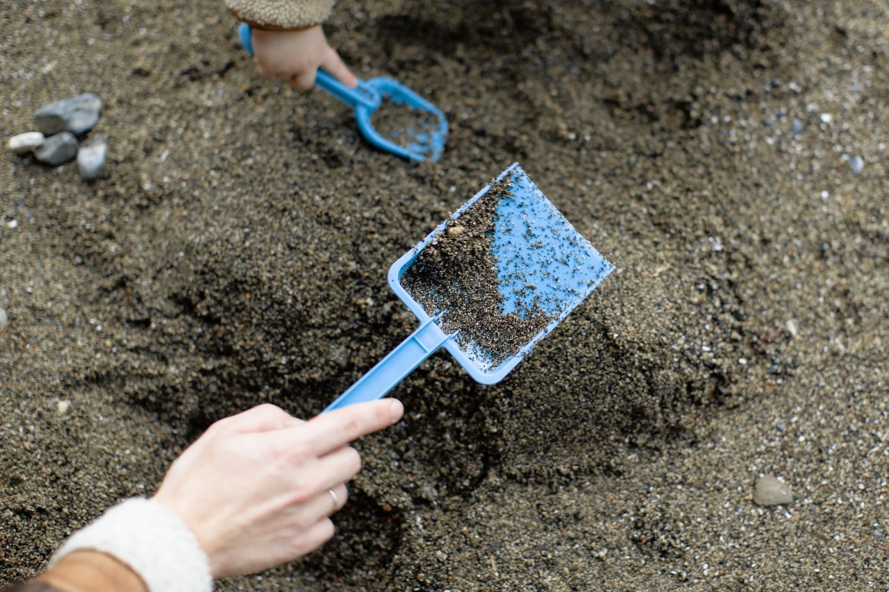 Photo of small shovels used for digging | Pexels