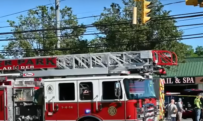Fire and rescue team at the crash site | Source: YouTube / ABC News