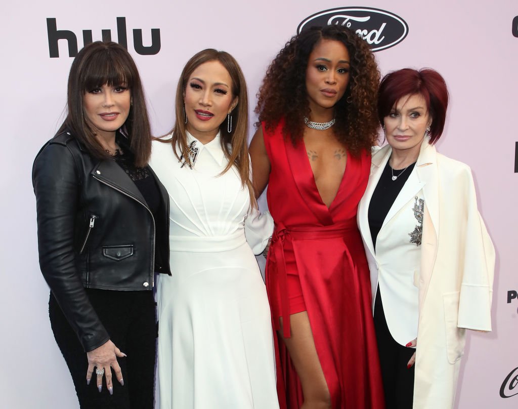  Marie Osmond, Carrie Ann Inaba, Eve and Sharon Osbourne pose on the red carpet at the 13th Annual Essence Black Women In Hollywood Awards Luncheon, on February 06, 2020 in Beverly Hills, California | Source: David Livingston/Getty Images