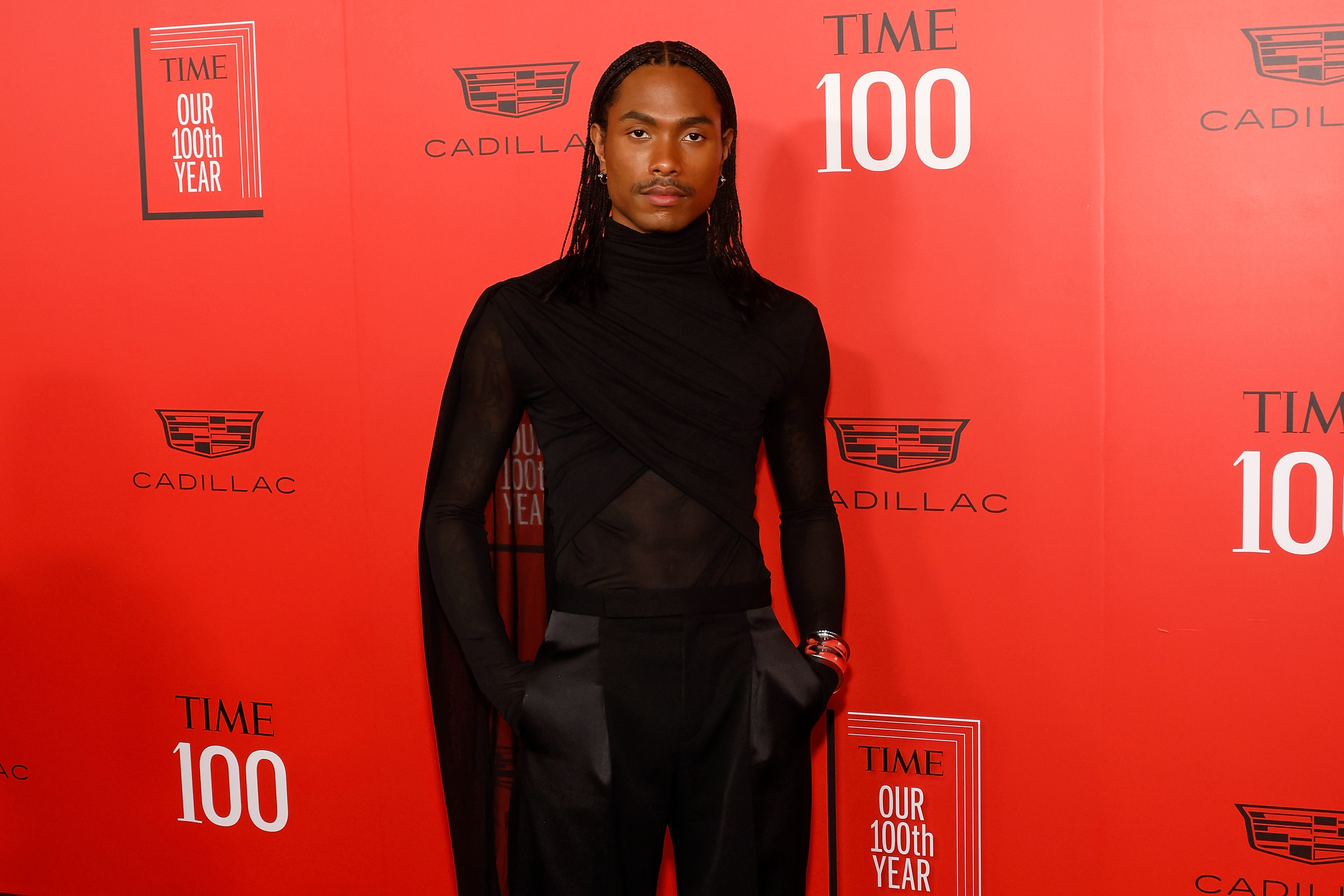 Steve Lacy poses at the 2023 Time100 Gala at Jazz at Lincoln Center on April 26, 2023 in New York City | Source: Getty Images