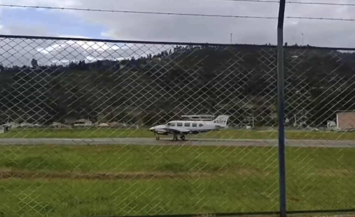 The plane Yeison Jiménez was in, including six members of his team, from a post dated January 11, 2026 | Source: Youtube/@PeriodicoElColombiano_