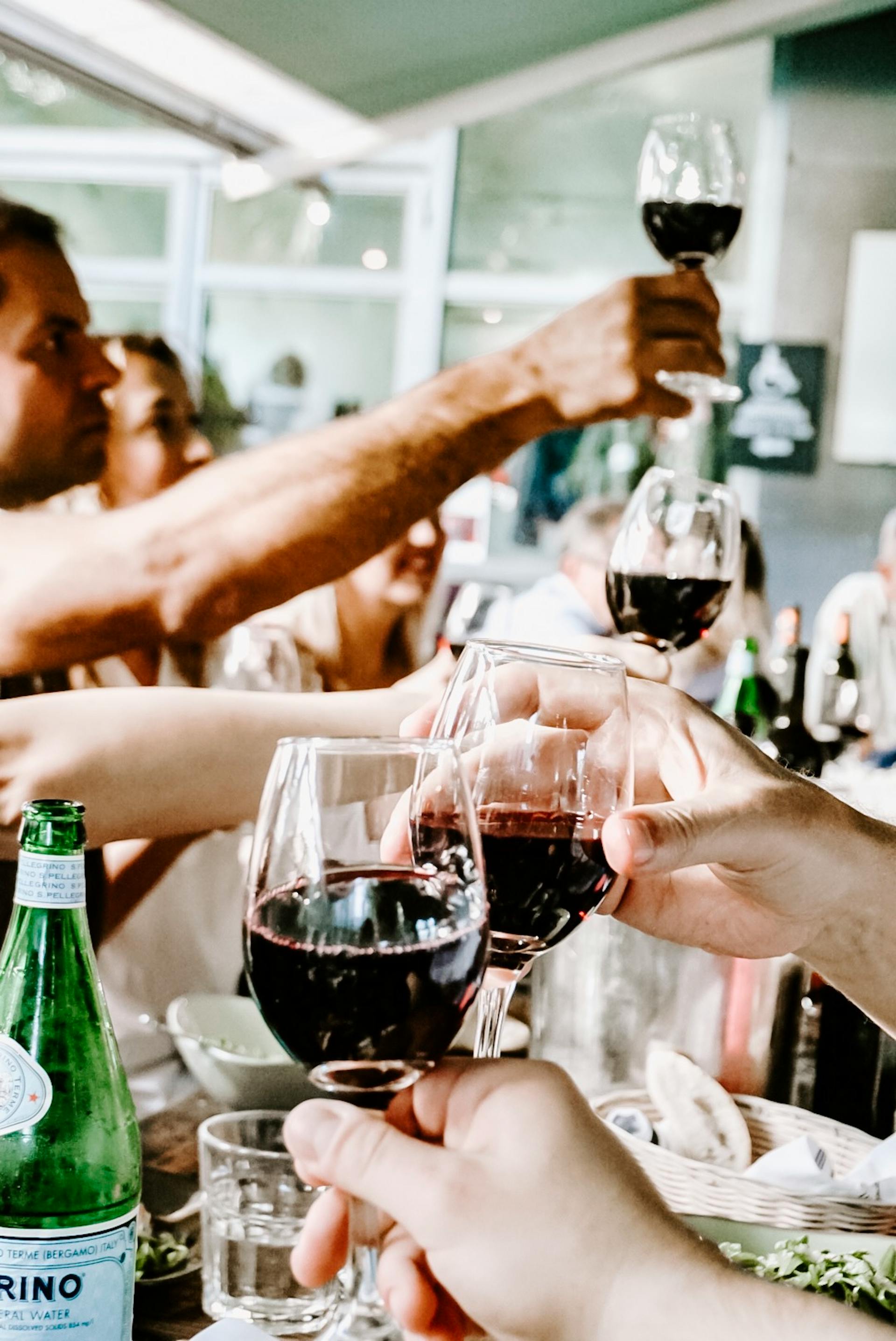 People toasting with wine | Source: Pexels