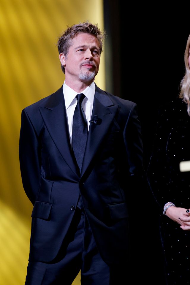 Brad Pitt during the 48th Cesar Film Awards at L'Olympia on February 24, 2023, in Paris, France. | Source: Getty Images