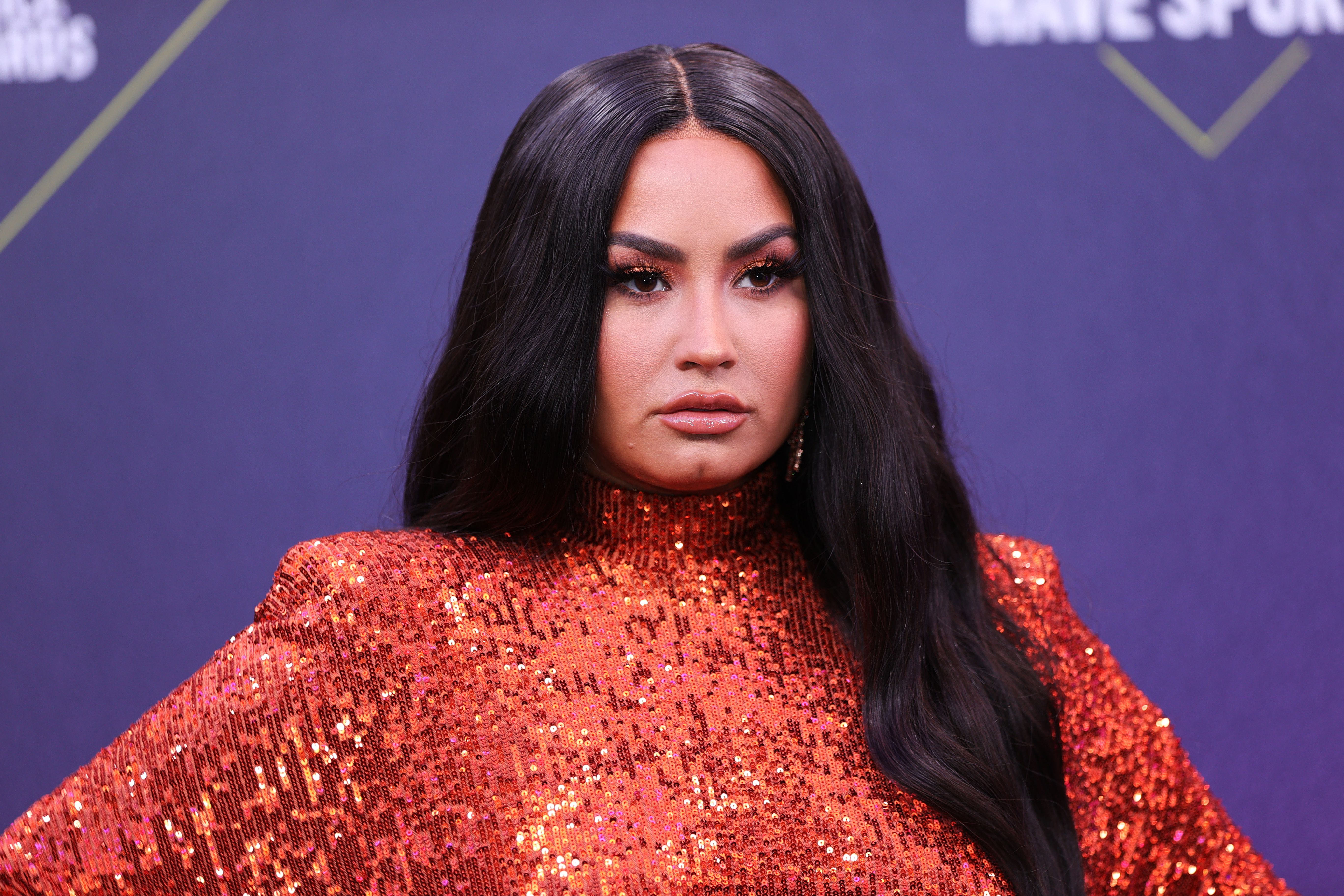 Demi Lovato at the 2020 E! People's Choice Awards in Santa Monica, California on Sunday, November 15, 2020 | Getty Images