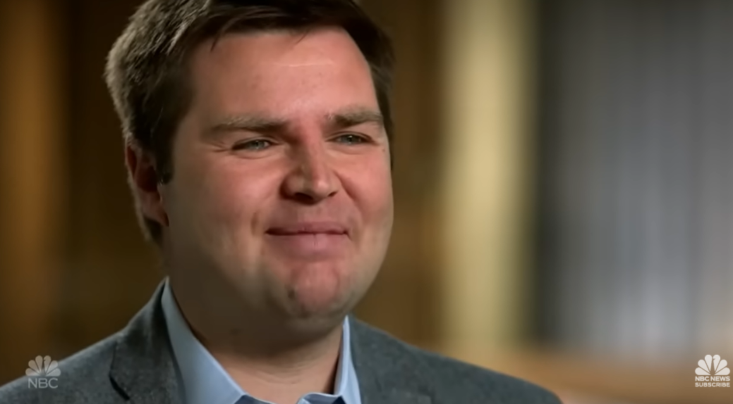 J.D. Vance during an NBC News interview dated June 26, 2017 | Source: YouTube/NBC News