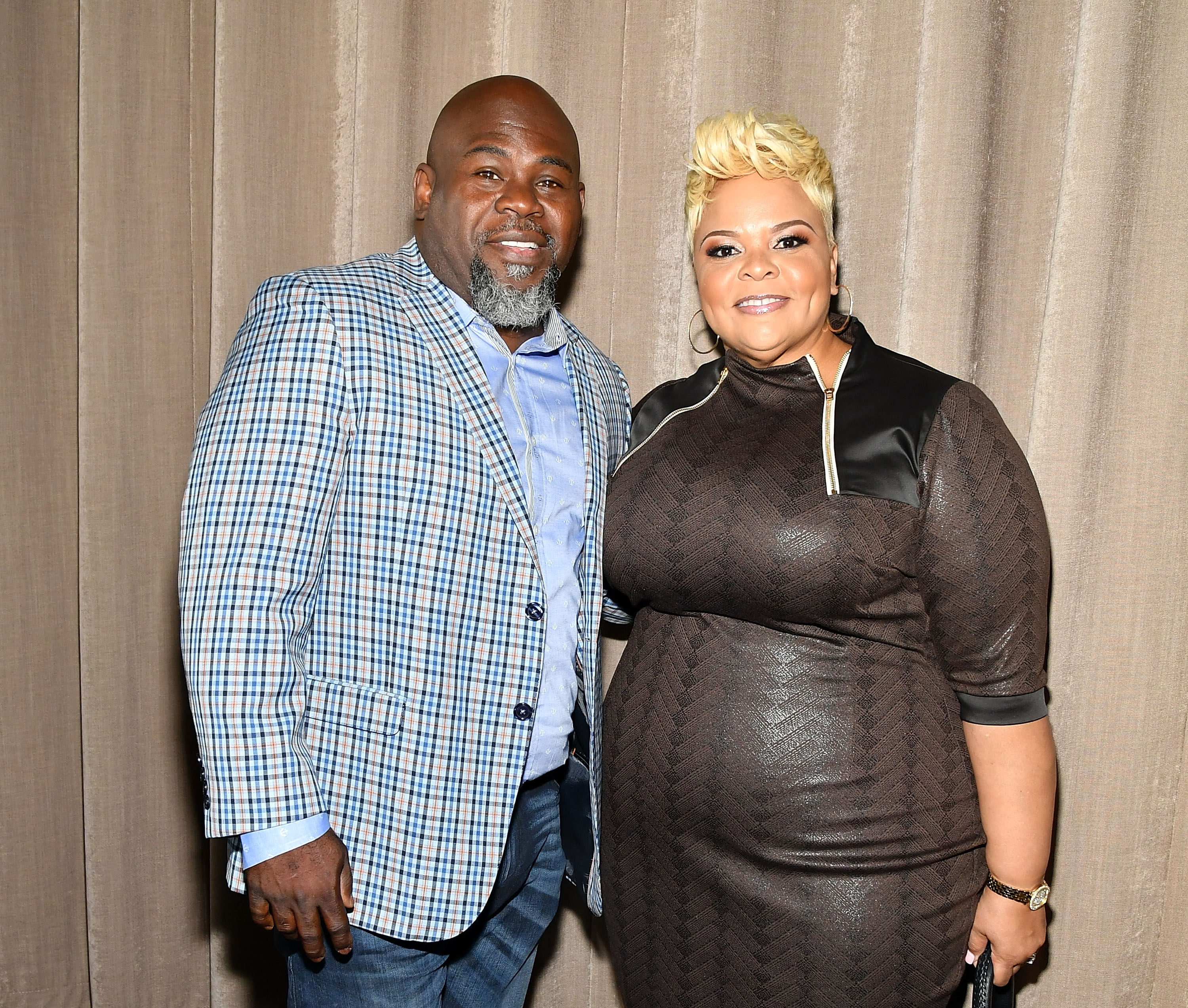  David and Tamela Mann attend TV One Upfront press junket  on April 20, 2017 | Photo: Getty Images