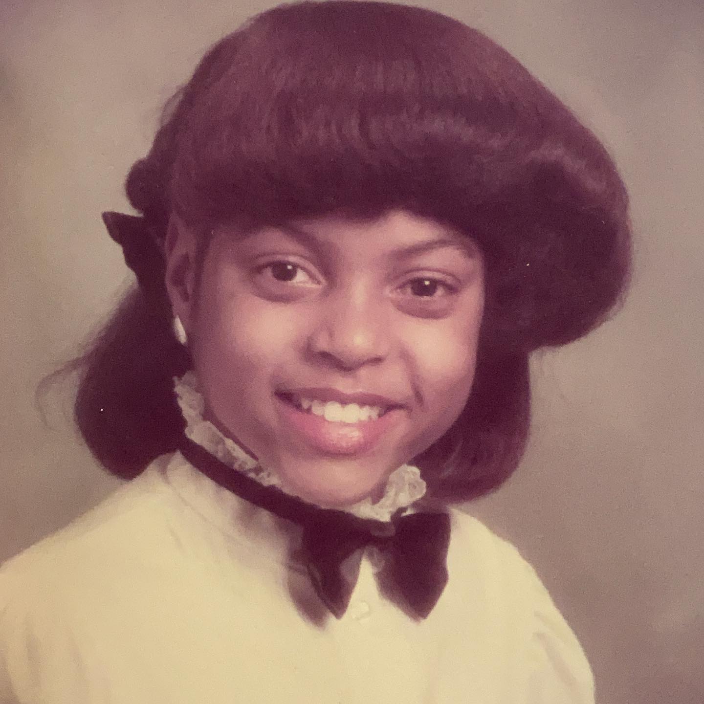 A throwback photo of the actress, posted on April 1, 2021. | Source: Facebook/Taraji P. Henson