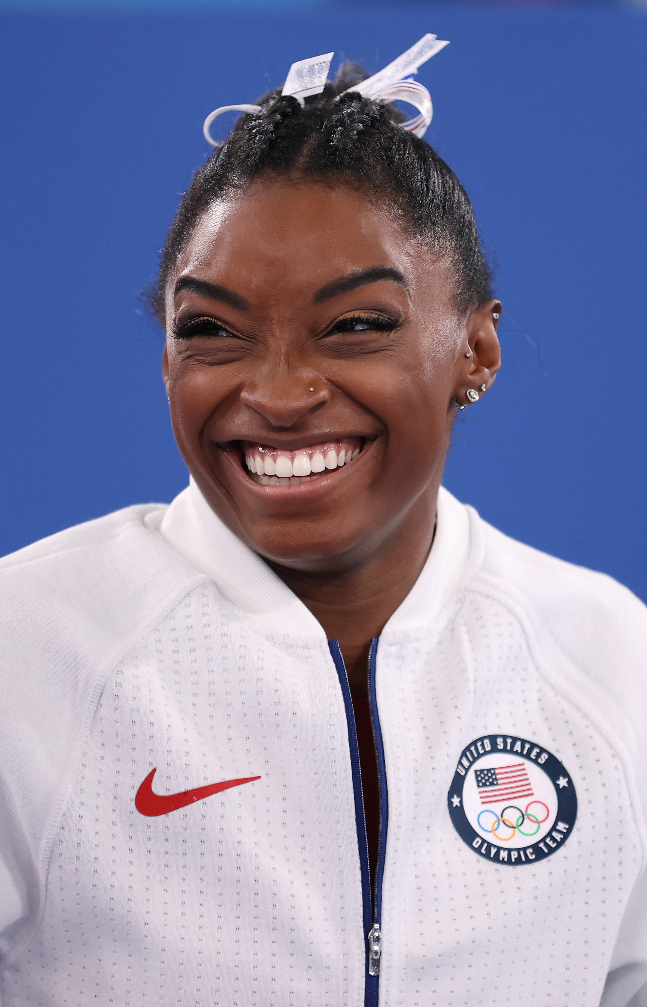 Simone Biles during the Women's Team Final at the Tokyo 2020 Olympic Games on July 27, 2021, in Japan | Source: Getty Images