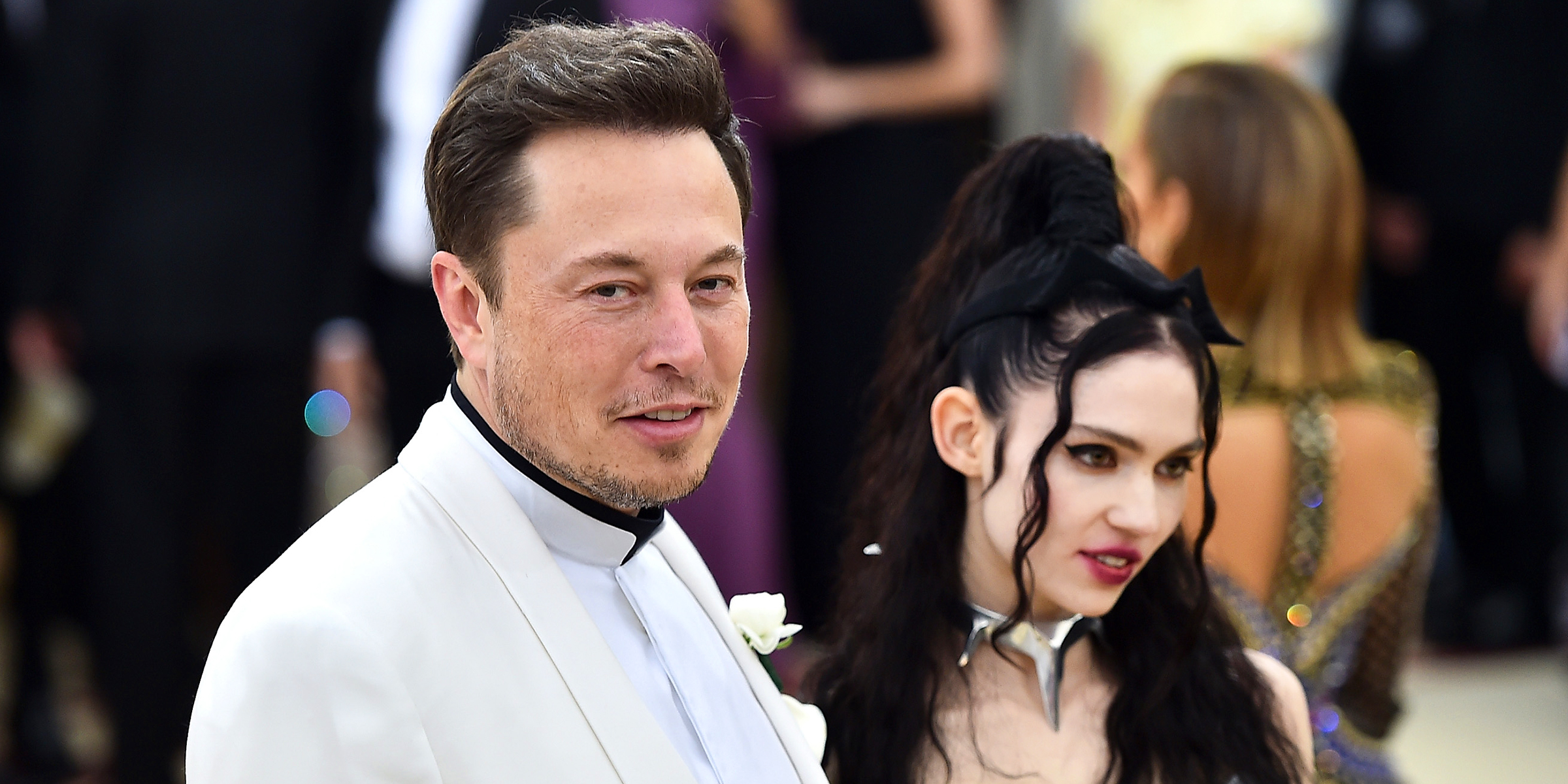 Elon Musk and Grimes. | Source: Getty Images