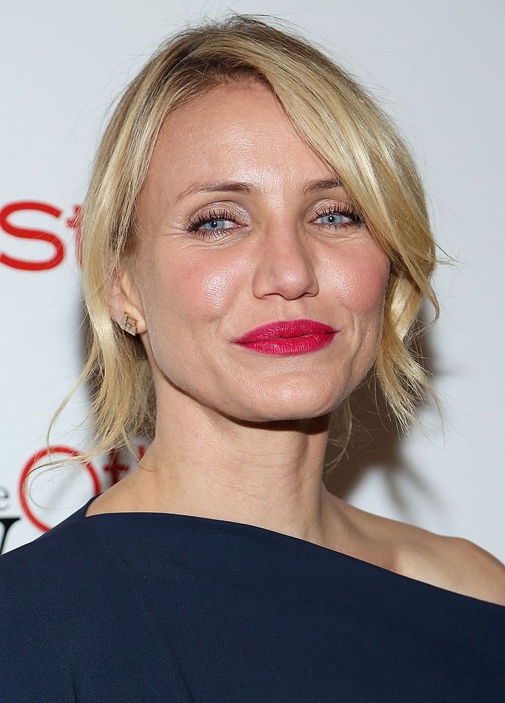 Cameron Diaz attends The Cinema Society & Bobbi Brown with InStyle screening of "The Other Woman." | Source: Getty Images