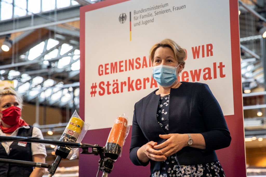 Franziska Giffey, April 2020, Berlin | Source: Getty Images