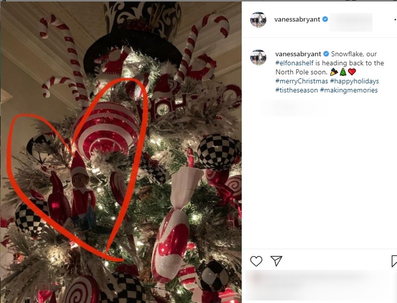 Vanessa Bryant's Christmas 2019 post | Source: Vanessa Bryant/ Instagram