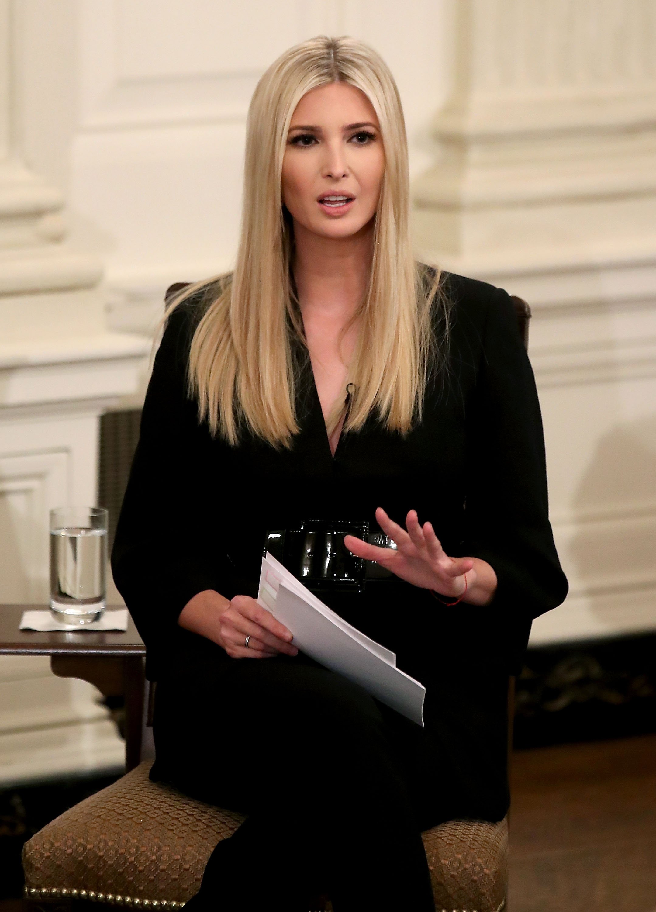 Ivanka Trump in the State Dining Room of the White House on Oct. 31, 2018 in Washington, DC. | Photo: Getty Images