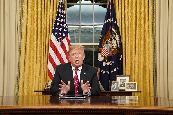 U.S. President Donald Trump in the Oval Office. | Photo: Getty Images